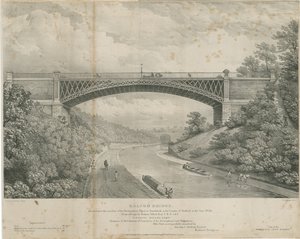 Calton Bridge by Louis Haghe