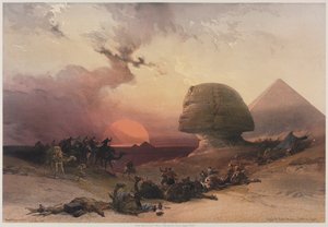 Egypt and Nubia, Volume III: Approach of the Simoon-Desert at Gizeh