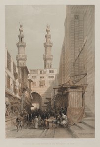 Minarets, and Grand Entrance of the Metwaleys, at Cairo
