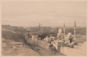 Egypt and Nubia: Volume III - No. 26, Cairo, Looking West by Louis Haghe