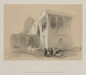 Egypt and Nubia, Volume III: One of the Tombs of the Khalifs, Cairo, 1848 by Louis Haghe