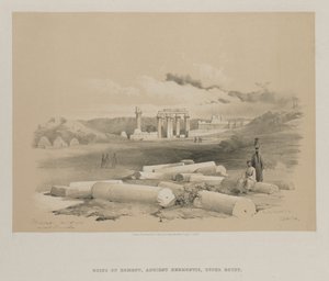 Hermont, Ancient Hermonthis by Louis Haghe