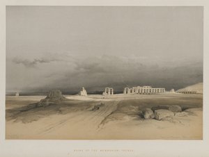 Egypt and Nubia, Volume II: Ruins of Memnonium, Thebes by Louis Haghe