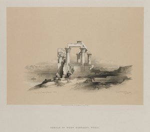 Egypt and Nubia, Volume II: Ruins of the Temple of Kardeseh, Nubia, 1848 by Louis Haghe