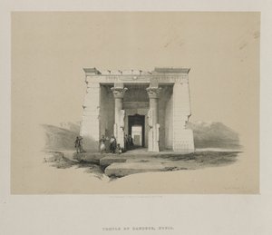 Egypt and Nubia, Volume II: Temple of Dandour, Nubia by Louis Haghe