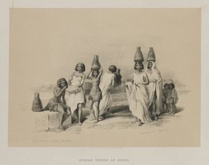 Egypt and Nubia, Volume I: Nubian Women at Kortie, on the Nile, 1847