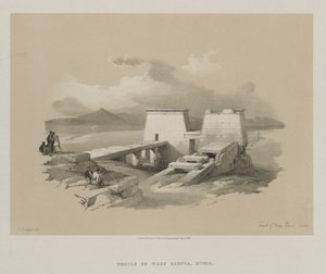 Egypt and Nubia, Volume I: Temple of Wady Saboua, Nubia by Louis Haghe