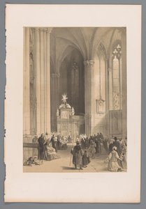 View of the Shrine of the Three Kings in the Cologne Cathedral