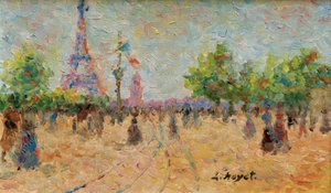 Paris, the Eiffel Tower by Louis Hayet