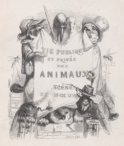 Private and Public Life of Animals, Scenes of Customs, ca. 1837-47