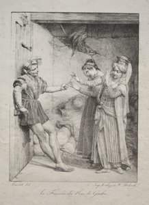 The Fiancée of the King of Garbe, 1800 by Louise Marie Jeanne Hersent