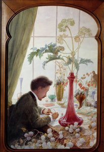 Portrait of Emile Galle (1846-1904), French Artist by Louis Hestaux