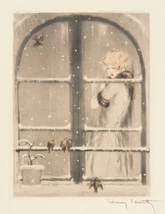 The Four Seasons: Winter, c.1928 (detail) by Louis Icart
