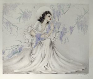 Wisteria by Louis Icart