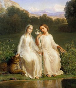 The Poem of the Soul; Virginitas by Louis Janmot