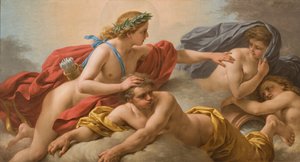 The Sun Dispelling the Winds and Storms by Louis Jean Francois I Lagrenee