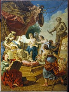 Empress Elisabeth Petrovna as Patroness of the Arts by Louis Jean Francois I Lagrenee