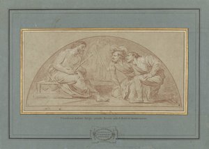 Mocking of Christ by Louis Jean Jacques Durameau