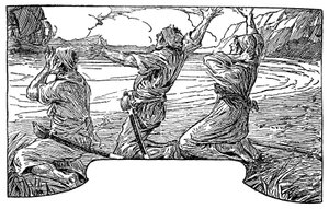Illustration by Louis Rhead (1857-1926) for the novel 