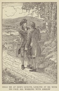 Illustration for Kidnapped by Robert Louis Stevenson by Louis John Rhead