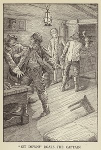 Illustration for Kidnapped by Robert Louis Stevenson by Louis John Rhead