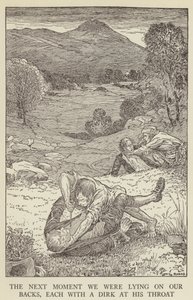 Illustration for Kidnapped by Robert Louis Stevenson by Louis John Rhead