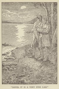 Illustration for Kidnapped by Robert Louis Stevenson by Louis John Rhead