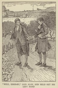 Illustration for Kidnapped by Robert Louis Stevenson by Louis John Rhead