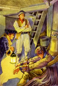 Illustration for Kidnapped by Robert Louis Stevenson by Louis John Rhead