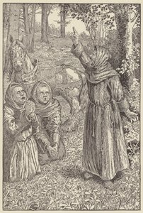 Pray More Earnestly, Quoth Robin by Louis John Rhead