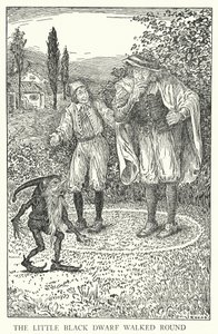 The little black dwarf walked round by Louis John Rhead