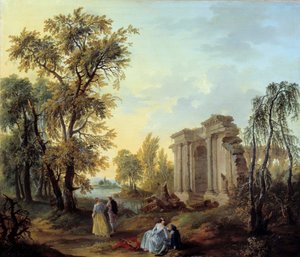 Walk Champetre by Louis Joseph  Watteau