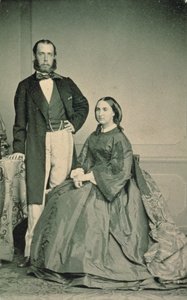 Maximilian of Hapsburg-Lorraine and Charlotte Saxe-Coburg-Gotha, Emperor and Empress of Mexico, Before Their Departure for Mexico, 1864
