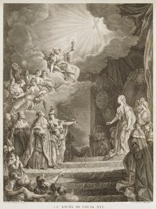 The Coronation of Louis XVI by Louis Joseph I Masquelier