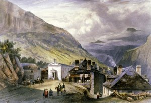 The village of Eaux chaudes, c.1850