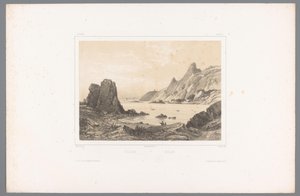 View of Kullaberg at the Kattegat by Louis Julien Jacottet