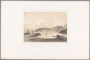View of the Port of Mölle by Louis Julien Jacottet