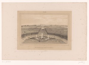 View of the Gardens of Versailles (Views in and around Paris)