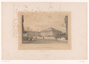 View of the Stock Exchange Building in Paris