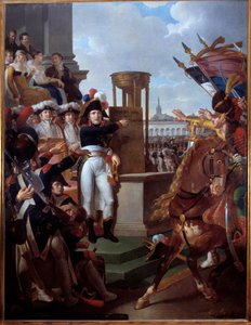 Napoleon Bonaparte Proclaiming the Cisalpine Republic in Milan 1797 by Louis Lafitte