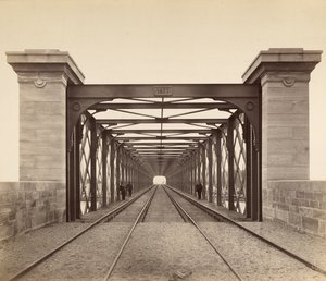 Railroad Viaduct at La Fontaine-des-Eaux, Dinan by Louis Lafon