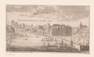 View of Liège by Louis Le Meunier