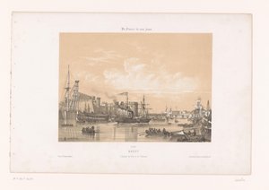 View of the Harbor and Castle of Brest