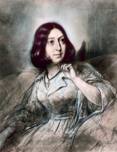 Portrait of George Sand after Louis Leopold Boilly