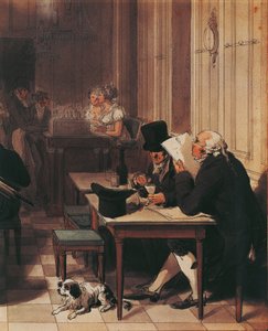 Interior of Cafe from Around 1815