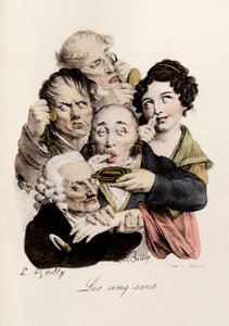 The Five Senses Engraving by Louis-Leopold Boilly