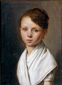 Portrait of Berthe Juliette Dubois as a Child by Louis Leopold Boilly