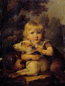 Portrait of Louis Arnault as a Child by Louis Leopold Boilly