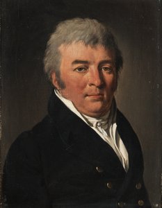 Portrait of a Man with a Buttoned Jacket by Louis Leopold Boilly