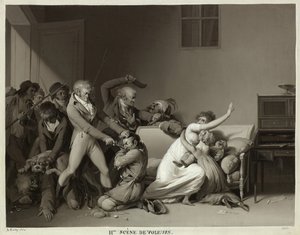 Second Scene of Burglars: The Burglars Arrested by Louis Leopold Boilly